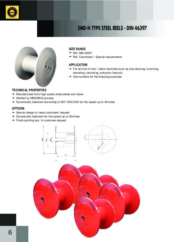 SMD-H Tipi Çelik Makaralar