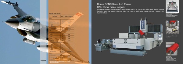 4+1 Eksen CNC Portal Freze Tezgahı