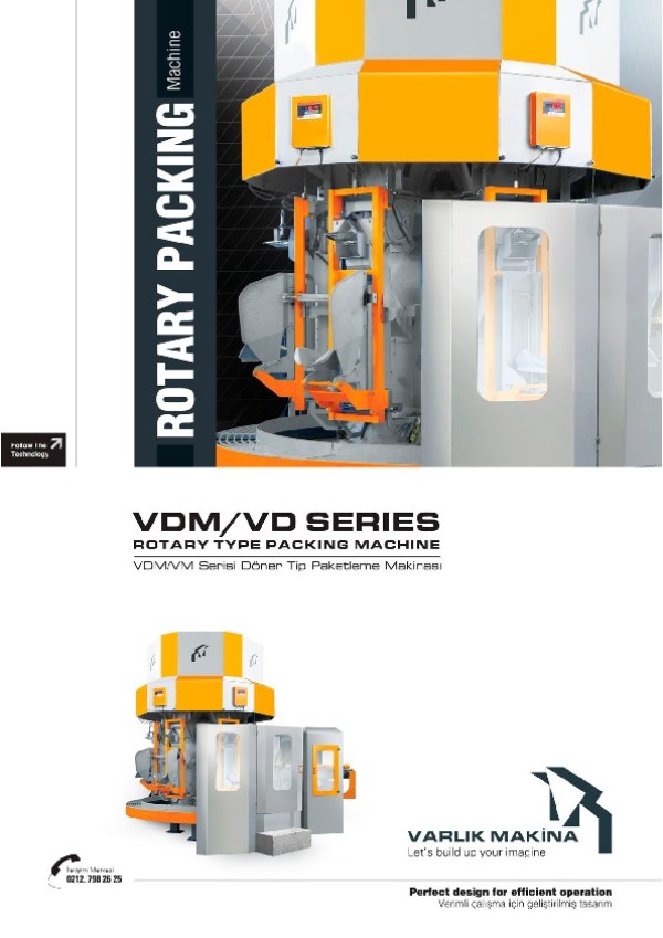 VDM/ VD Serisi Döner Tip Paketleme Makinesi