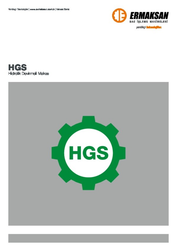 HGS - Hidrolik Devirmeli Makas