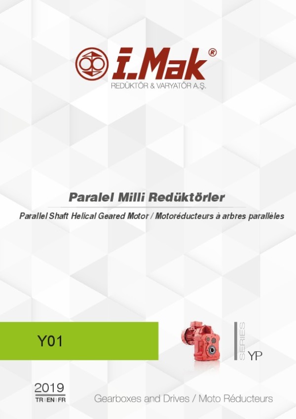 Paralel Milli Redüktörler Y01 2019